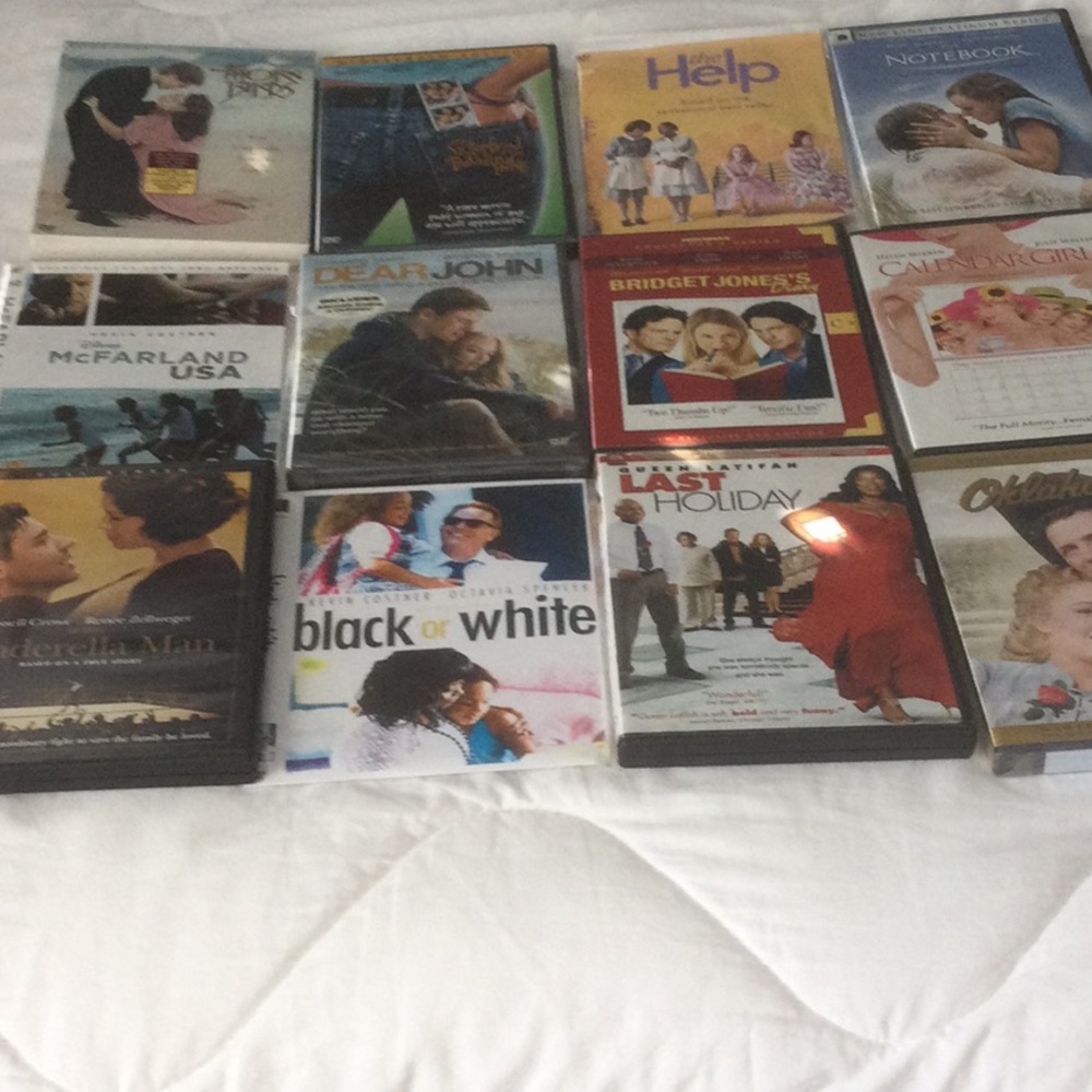 DVD set of 12 movies